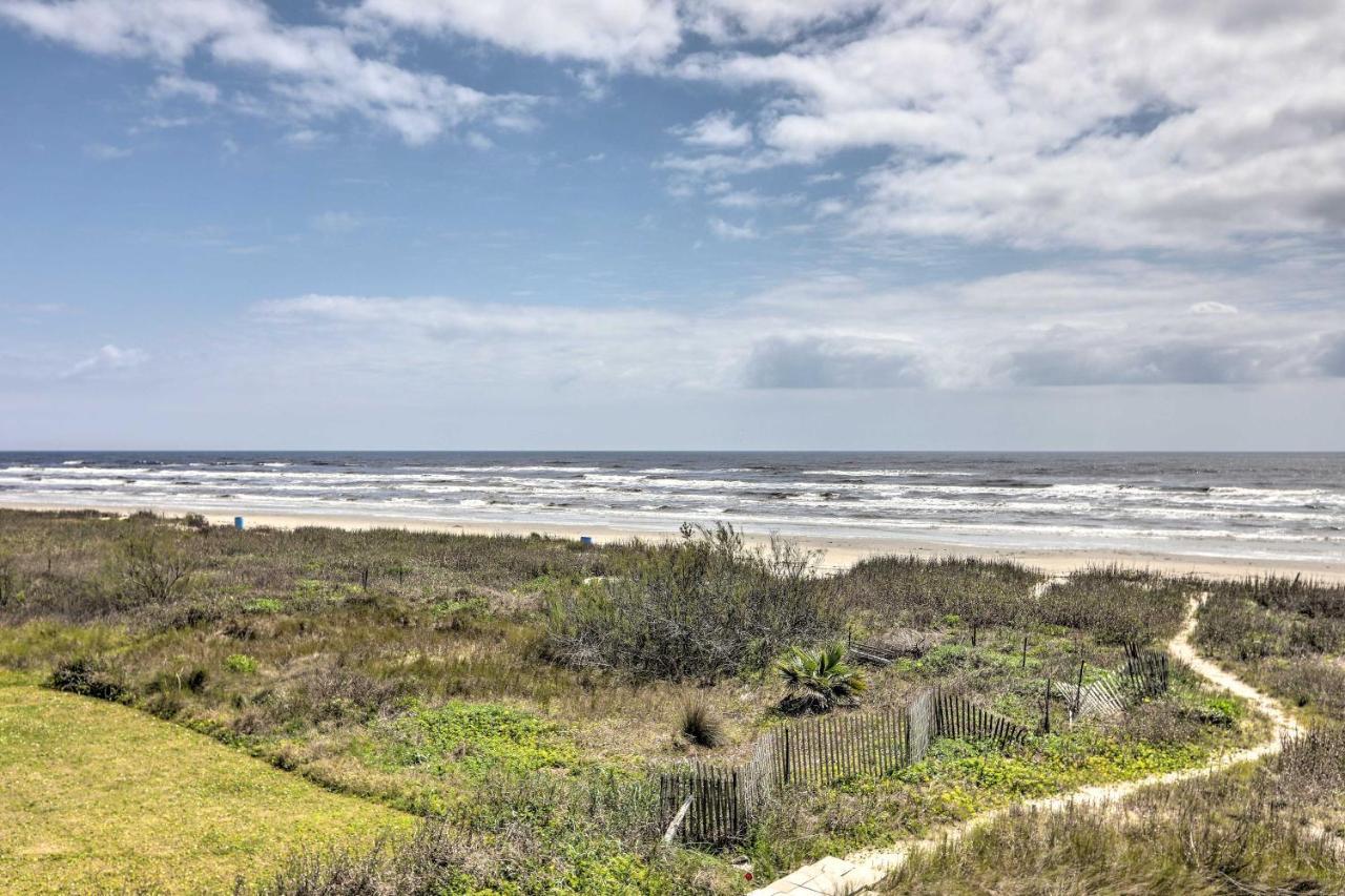 Oceanfront Galveston Home - Walk To Beach! Eksteriør billede